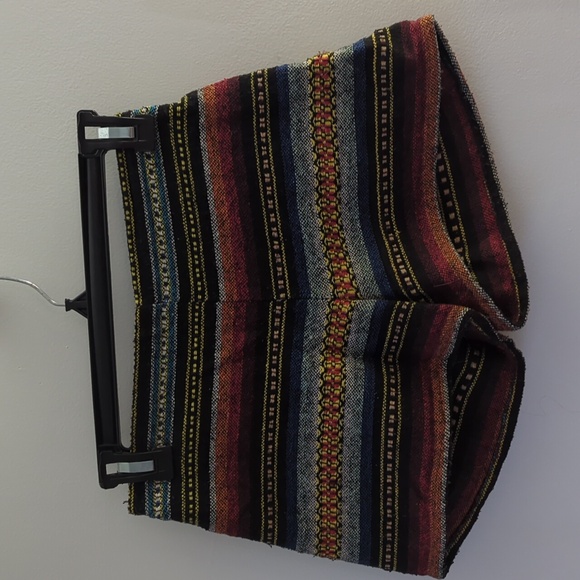 Thailand Handmade Hill Tribe Pattern Shorts M - Picture 1 of 3